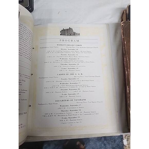 47th National Encampment Grand Army of the Republic 1913 Chattanooga TN & Map - Picture 5 of 6